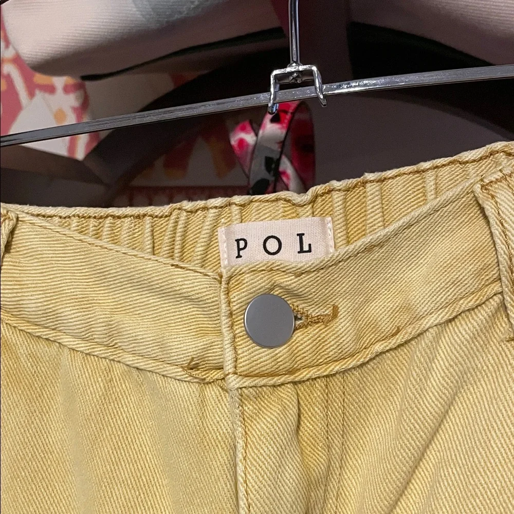 POL YELLOW Distressed baggy pants - Picture 9 of 14